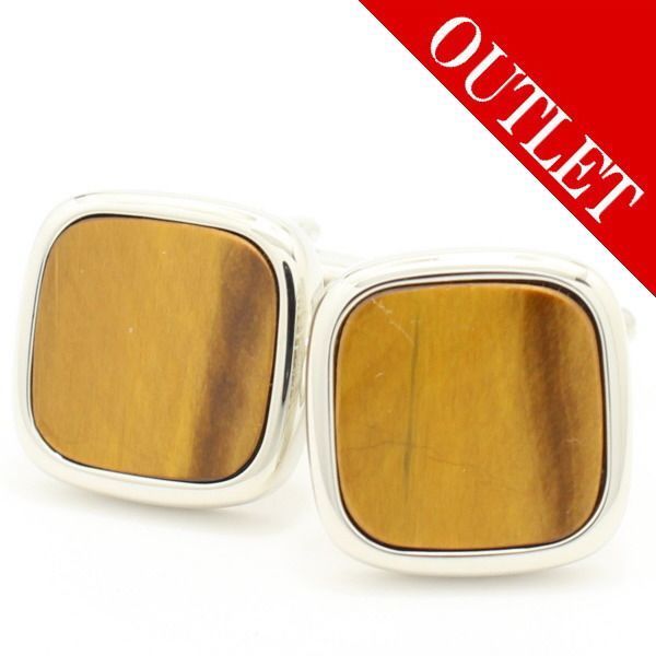 アウトレット シルバー×虎目石で運気UP カフス カフスボタン カフリンクス cufflinks cuffs メンズ 男性 シルバー スーツアクセサリー専門店 父の日 ギフトにも 誕生日 プレゼント プチギフト お