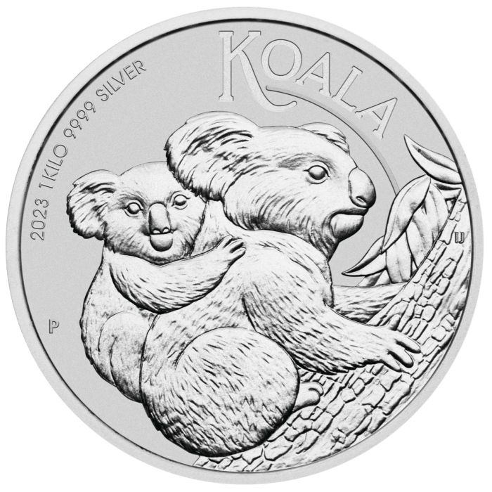 [保証書・カプセル付き] 2023年 (新品) オーストラリア「コアラ」純銀 1キロ 銀貨
