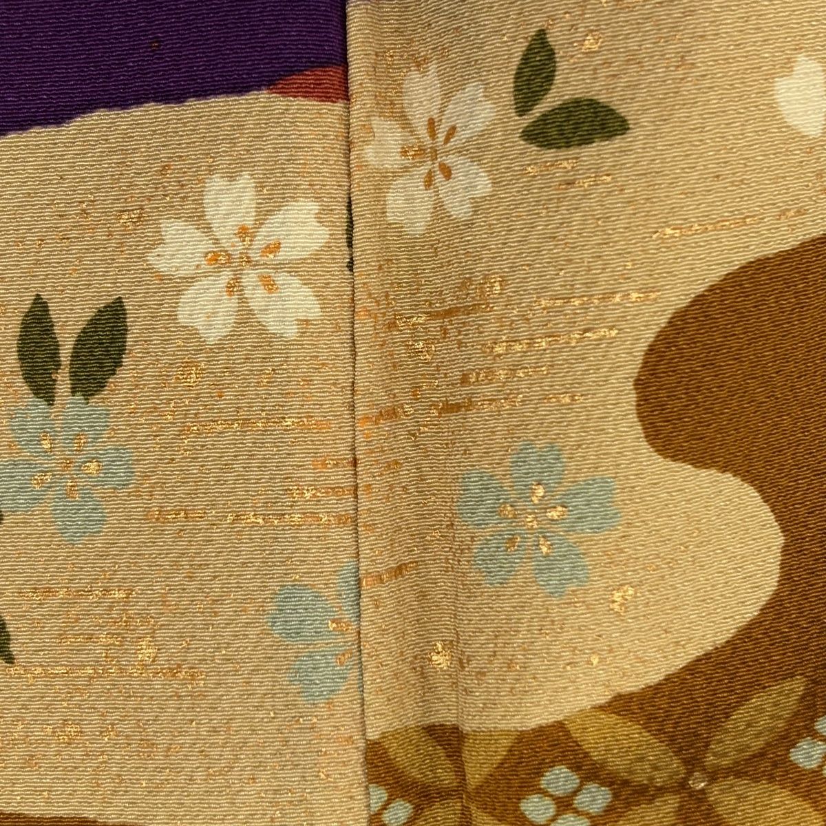 墨流し 薗部正典 訪問着 落款入 マーブル ニュアンス 正絹 X506 楽天