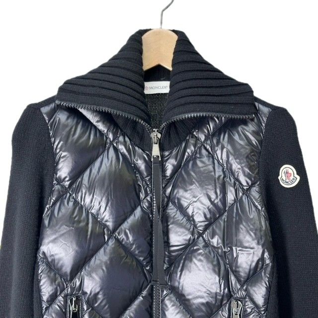 中古】モンクレール MONCLER 21AW ニット切替 ダウンジャケット