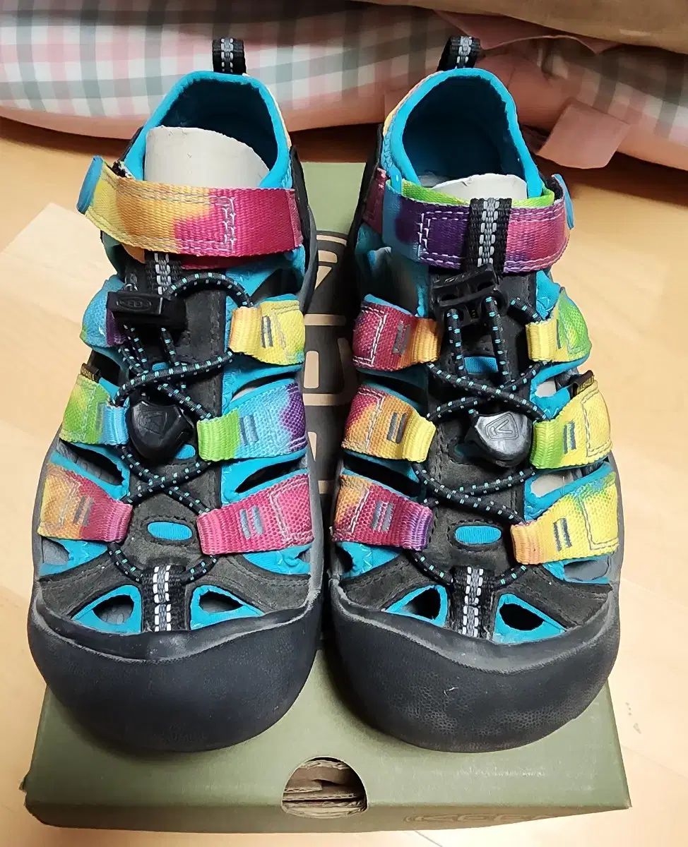 KEEN キン ニューポート サンダル 210 サイズ| TIE DYE 色