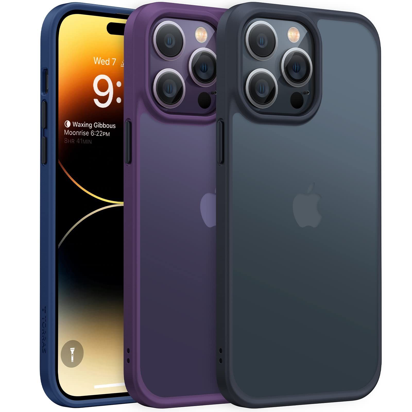 【隠しスタンド !極上透明】TORRAS iPhone 14 Pro Max 用