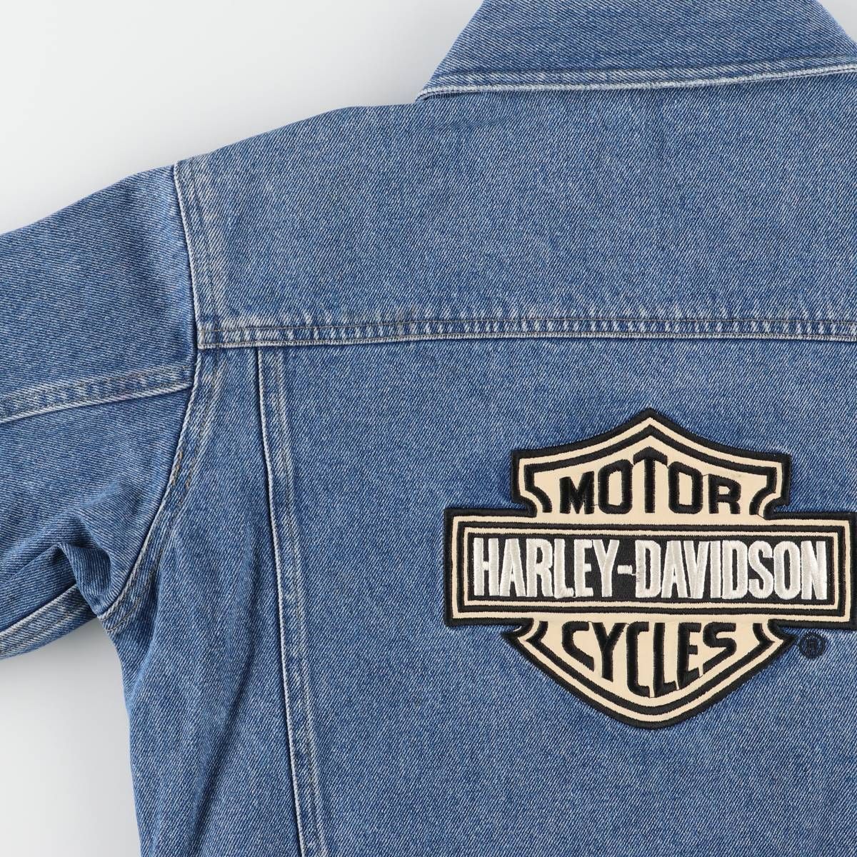 古着 ハーレーダビッドソン Harley-Davidson バックロゴ デニム