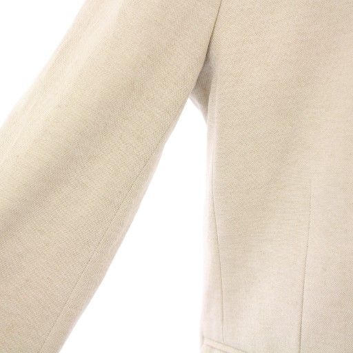 コルピエロ Col Pierrot 24SS ドライオックス ダブルジャケット テーラード アウター 背抜き 麻 リネン混 F ライトベージュ BB SIROKUMA-CORPORATION_COM