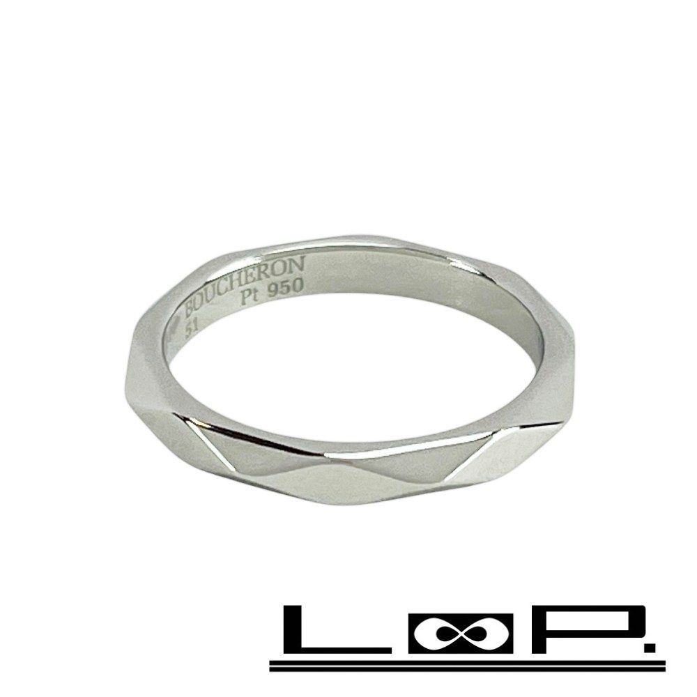 □新同□磨き済□ ブシュロン ファセット リング 指輪 アクセサリー  