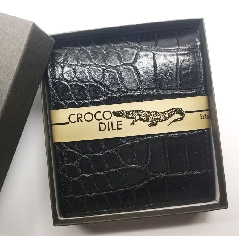 クロコダイル長財布！マットクロコ！JRAタグ付き!日本製