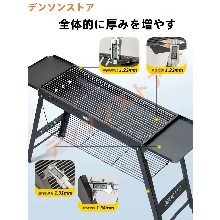 バーベキュー台炭焼きバーベキュー炉持ち運びがしやすく軽量で折りたたみ式のバーベキュー台鉄製のバーベキュー炉大型のバーベキュー炉