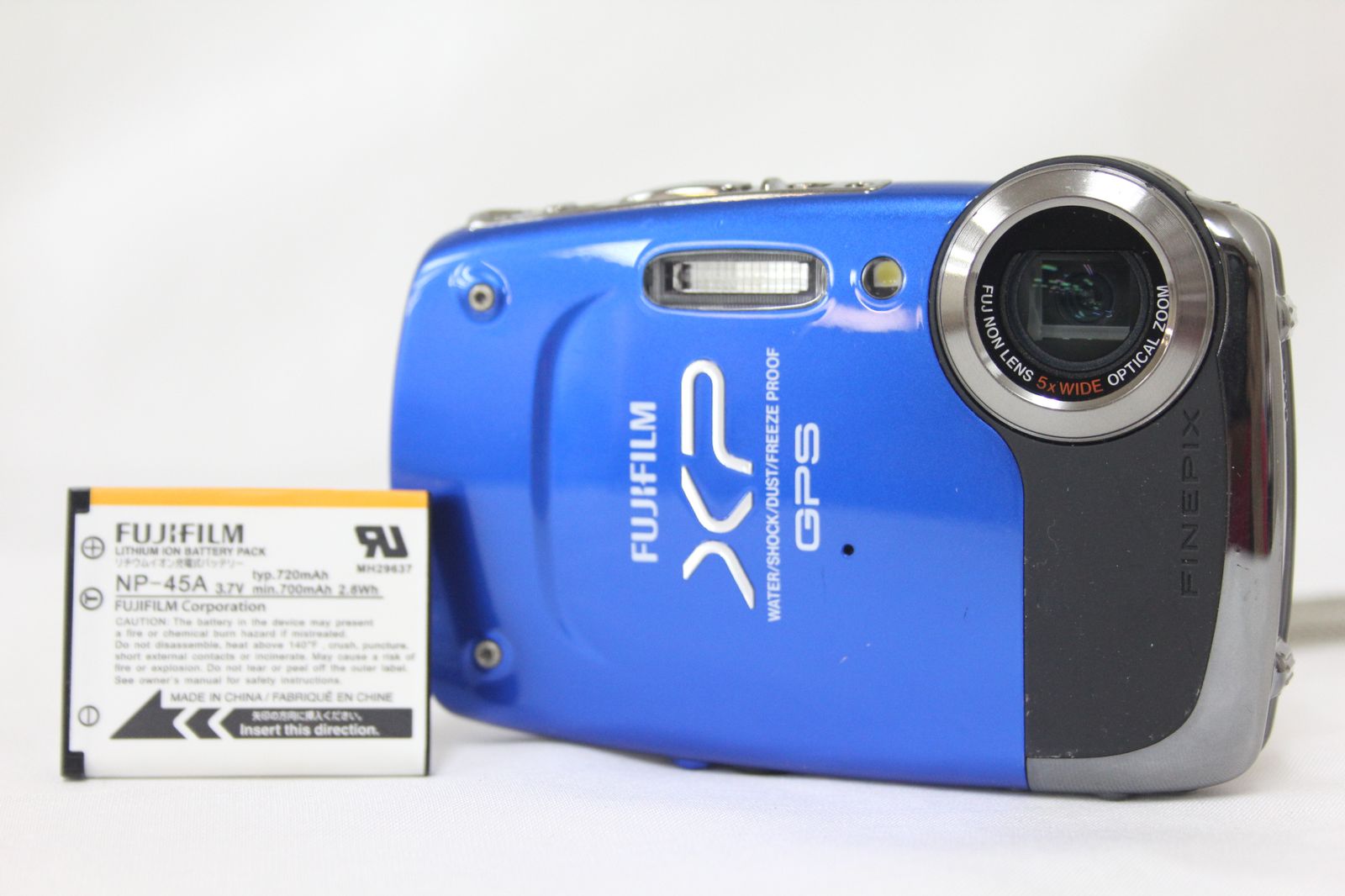 返品保証】 フジフィルム Fujifilm Finepix XP30 ブルー 5x Wide 