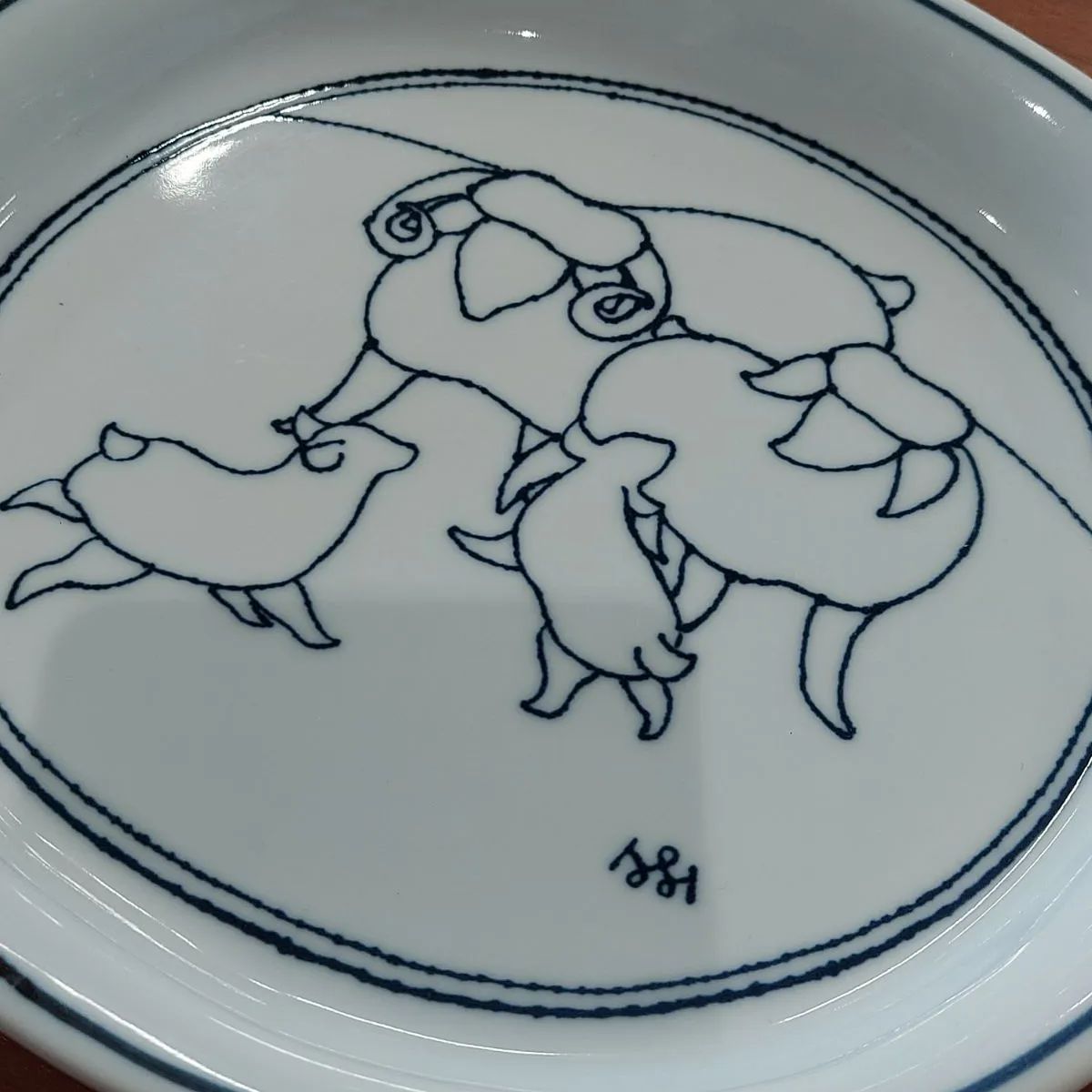 無汸庵 綿貫宏介 むほうあん 絵皿 21㎝ ② - メルカリ