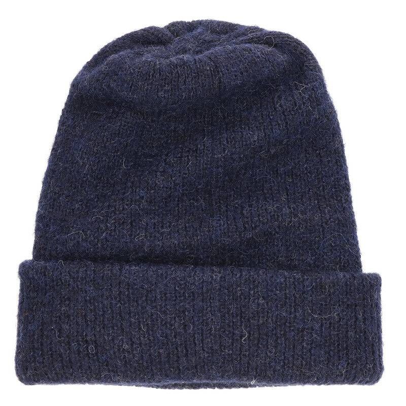 ジエルダーステイトマン ♡ カシミヤ100% ニットビーニー 白黒 ジ