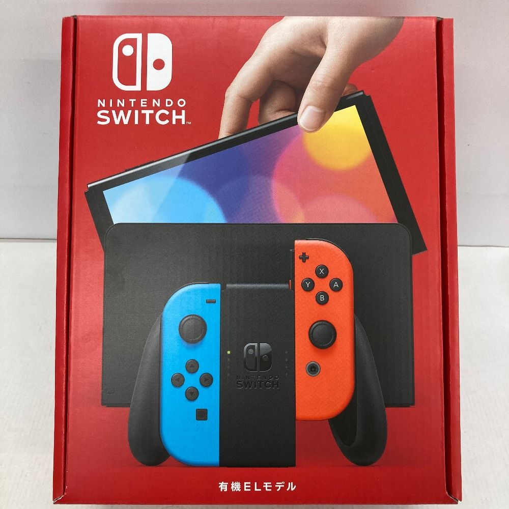 05w07878 未使用品 NintendoSwitch ニンテンドースイッチ 有機ELモデル 本体 Joy-Con(L) ネオンブルー/(R) ネオンレッド  ゲームハード  Nintendo Switch  【中古品】