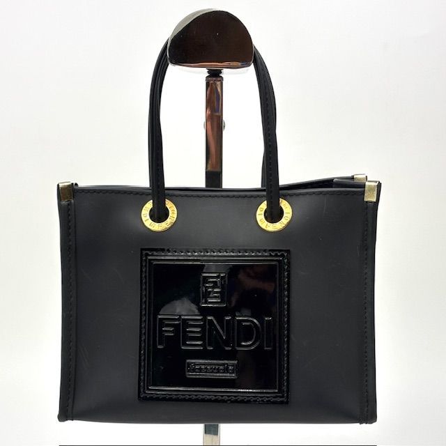 ☆美品☆ FENDI フェンディ ミニハンドバッグ ミニトートバッグ 黒 