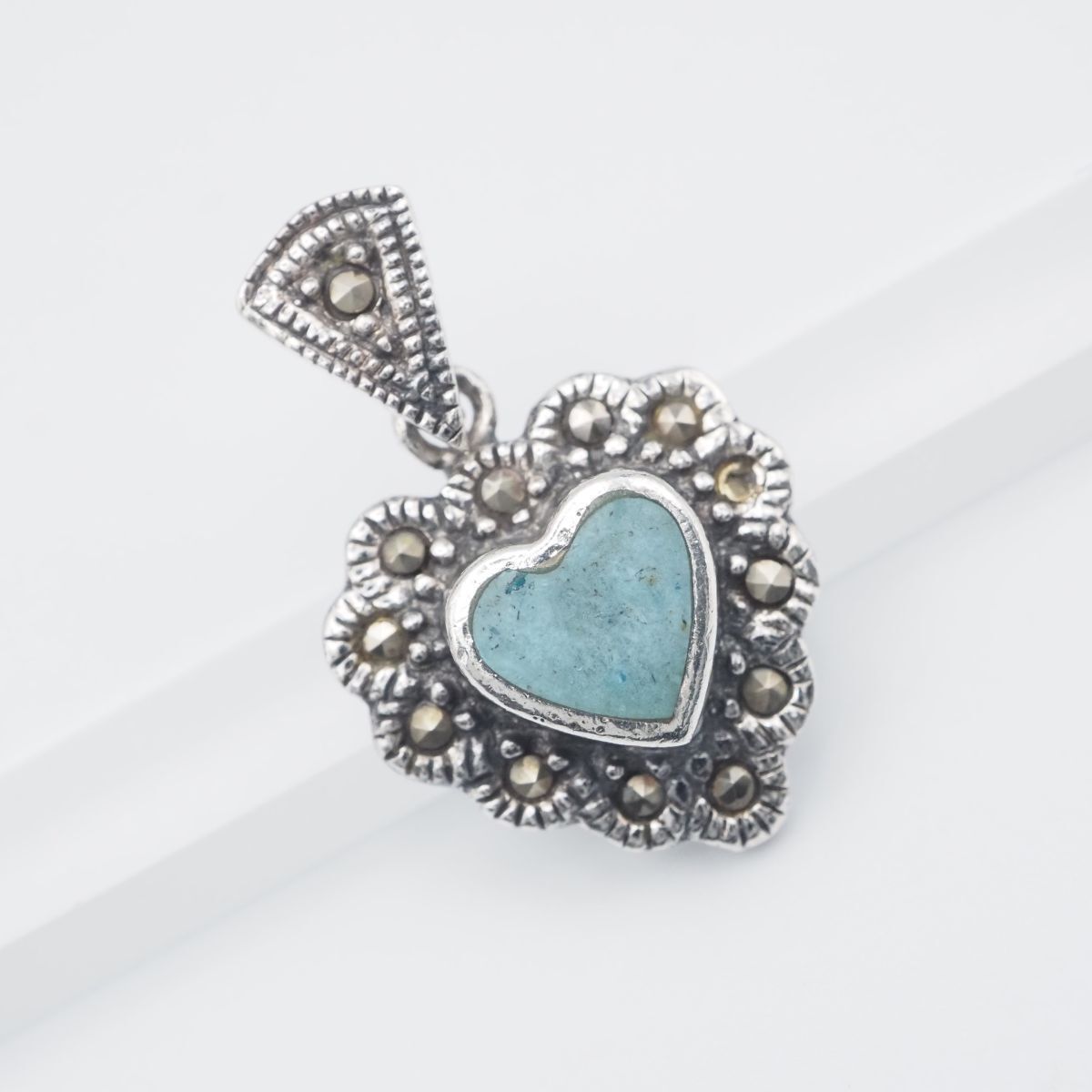 VINTAGE 1960～1970　マルカジット　ハートロケット　シルバー刻印 VINTAGE 1960～1970 マルカジット ハートロケット シルバー刻印