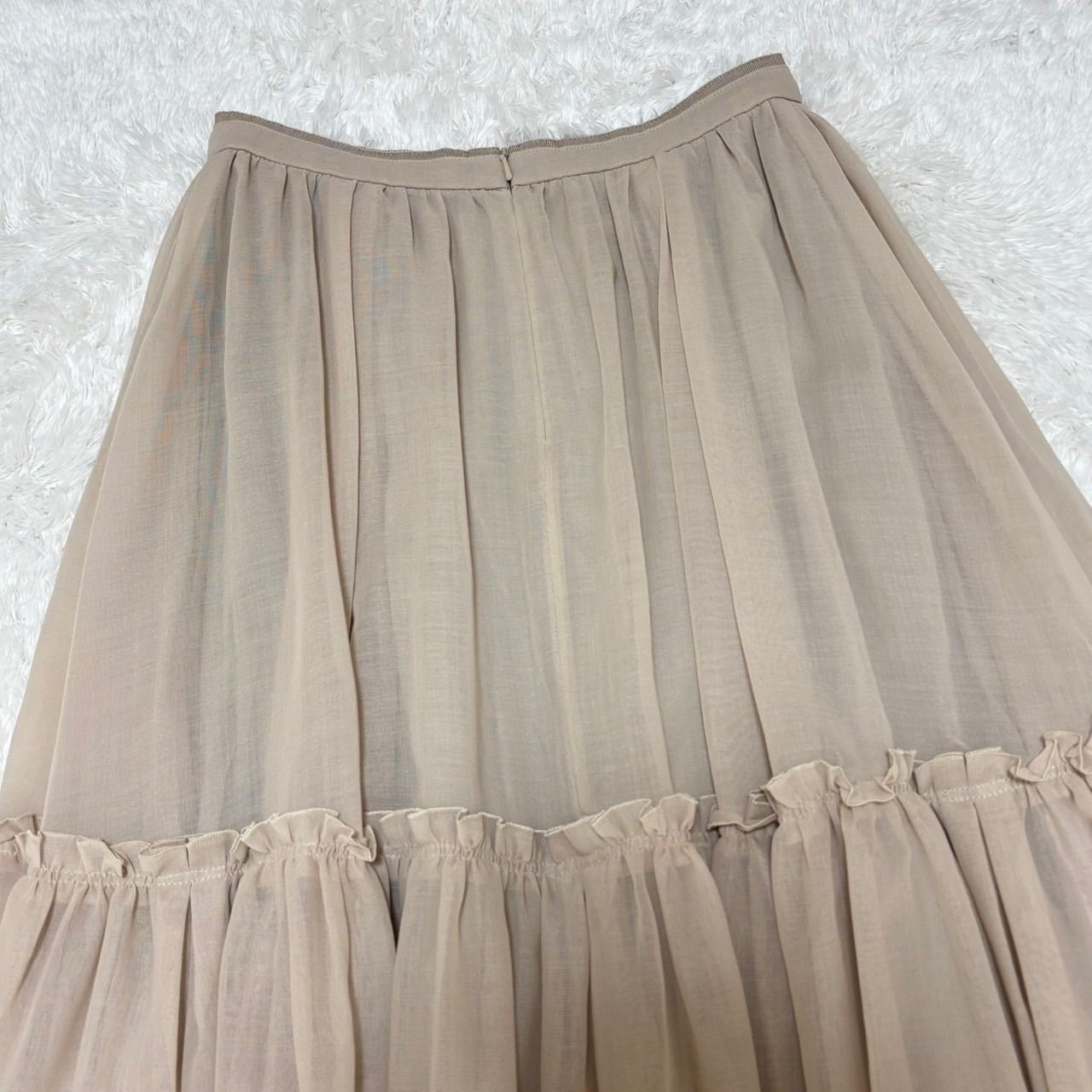 FOXEY Ruffles ラッフル シフォンスカート 大きいサイズ 40311 SIROKUMA-CORPORATION_COM