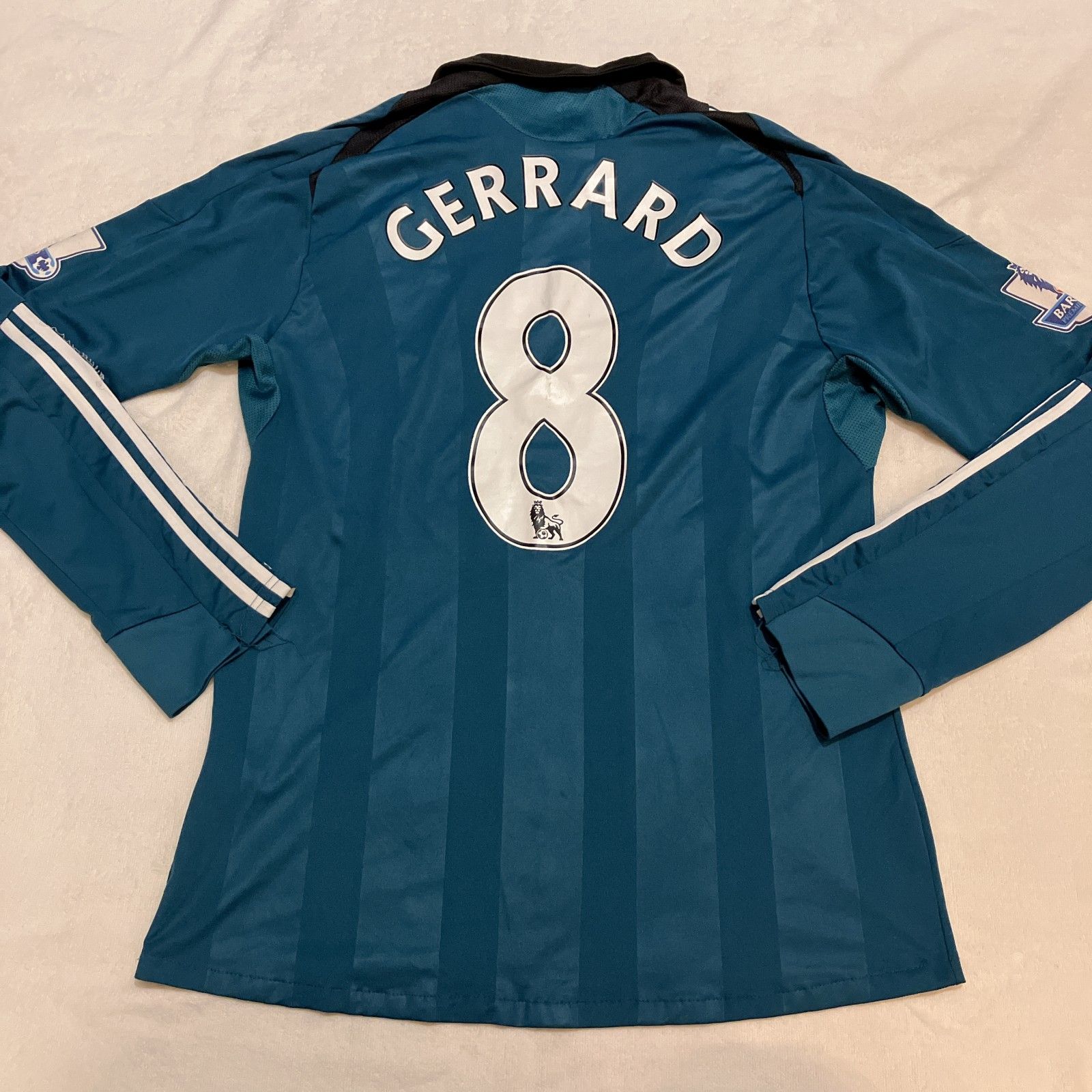 リバプール GERRARD 8 長袖ユニホーム XLサイズ adidas】リバプールFC 長袖 ユニフォーム ジェラード #8
