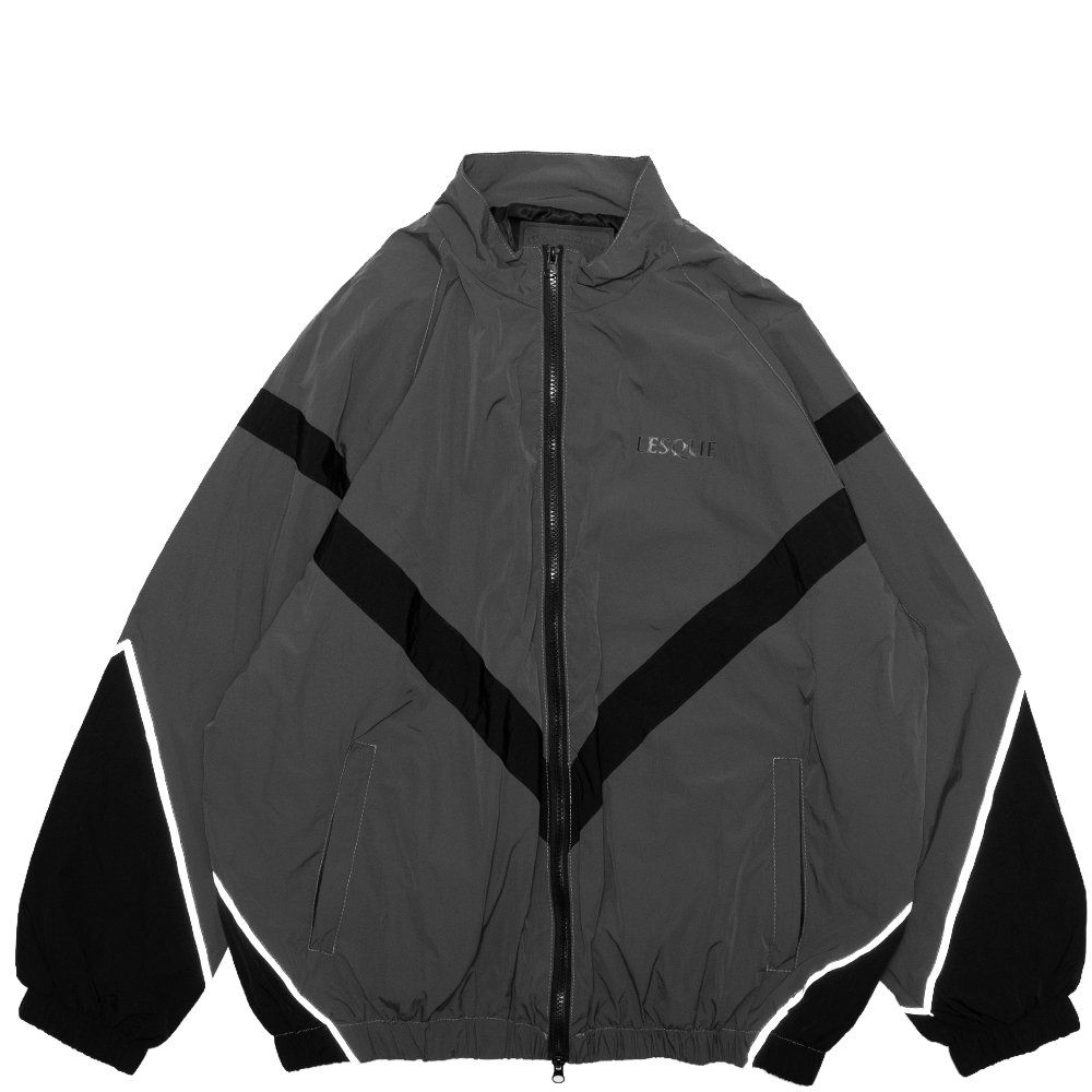 LESQUE Color Nylon Jacket Gray レスケ トラックジャケット ナイロン