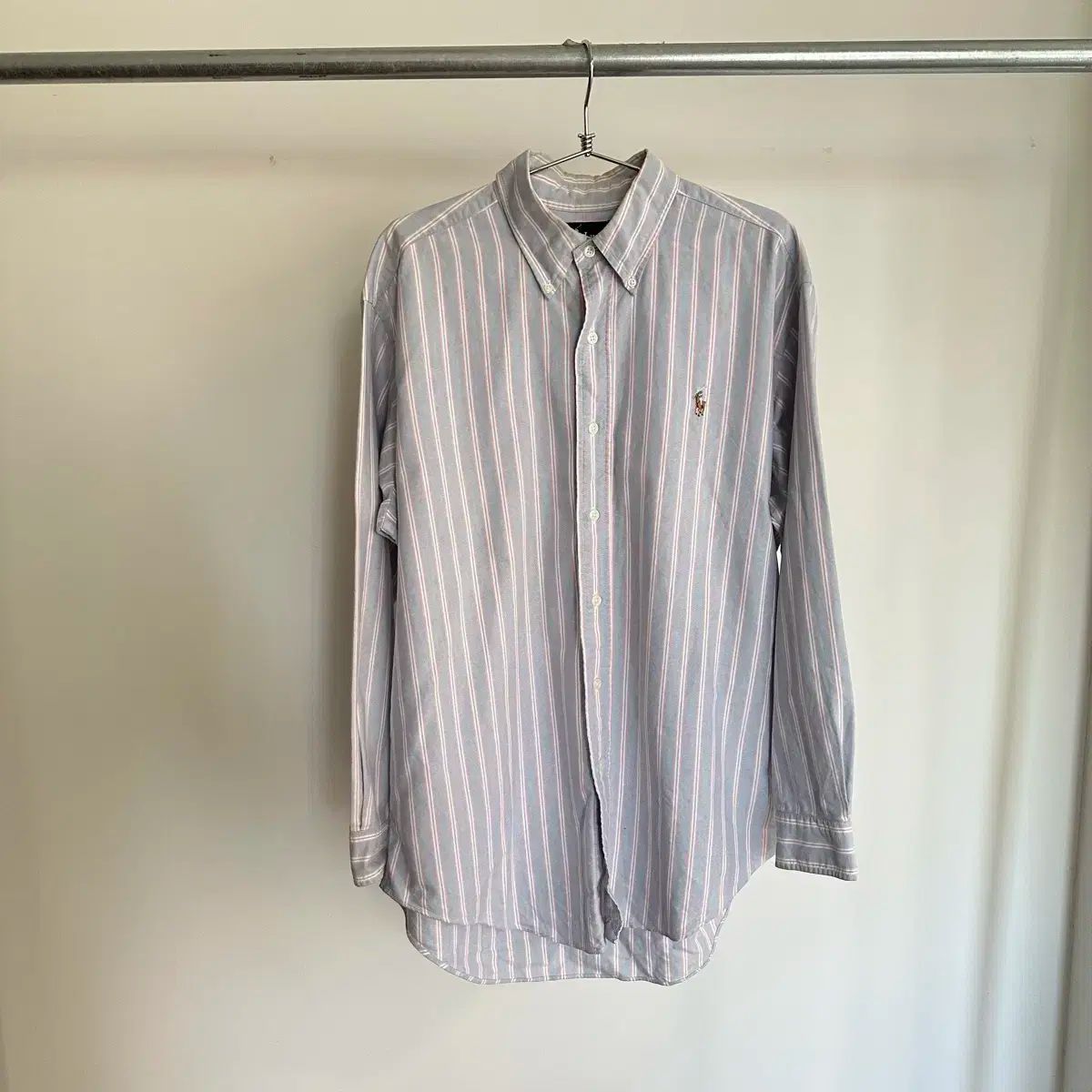 【雷市場（ポンジャン）商品韓国直送】 ポロ Ralph Lauren(ラルフローレン) polo ロゴ ストライプ シャツ