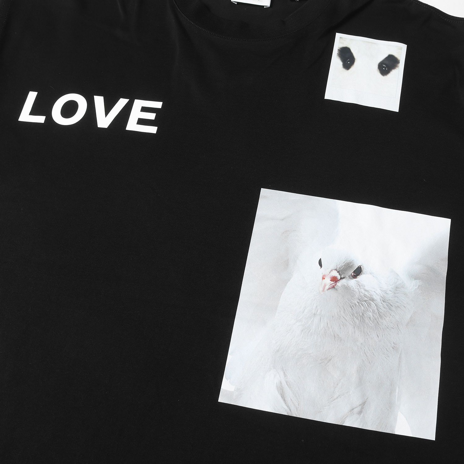 美品 BURBERRY バーバリー Tシャツ サイズ:M LOVE フォトモンタージュ 