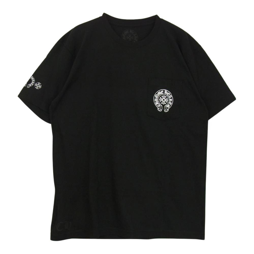 クロムハーツ バックグラデーション サークルロゴ Tシャツ サイズL クロムハーツ Tシャツ バック グラデーション サークル ロゴ ポケット