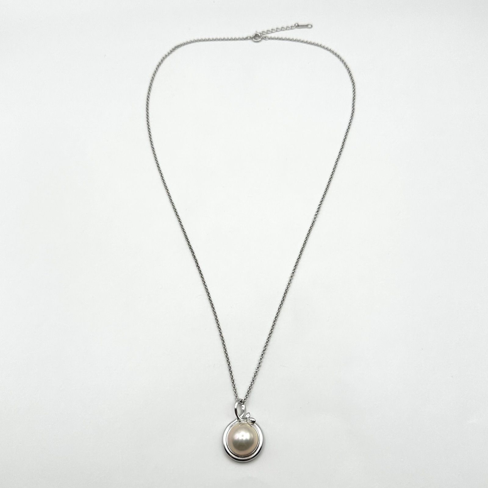 美品】Tasaki 田崎真珠 ネックレス マベパール SILVER シルバー - メルカリ