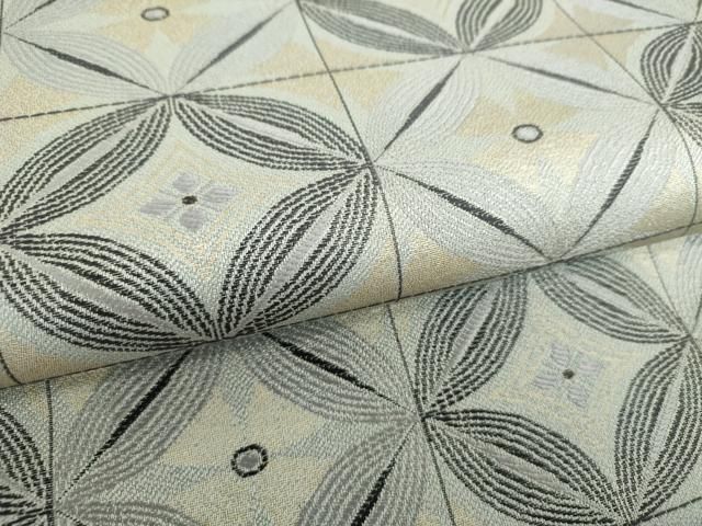 平和屋着物○六通柄袋帯 おしゃれ遊粋趣 金糸 正絹 逸品 DAAS3536ps