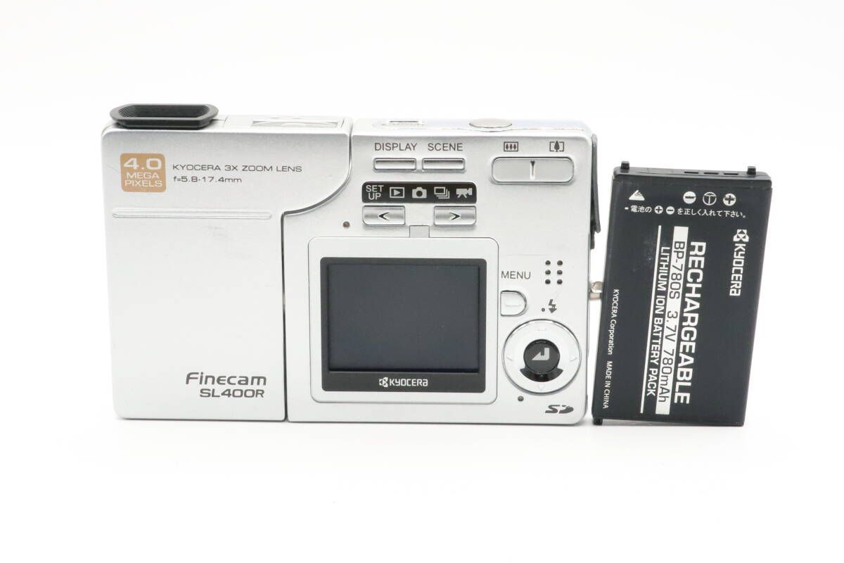 ☆現状品☆ 京セラ KYOCERA Finecam SL400R ケース付 #994 1299 工場
