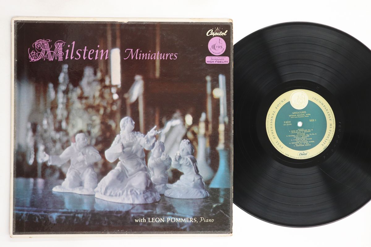 米LP ナタン・ミルシテイン, レオン・ ミルシテイン小品集 P8339 CAPITOL /00260 米LP ナタン・ミルシテイン, レオン・ ミルシテイン小品集 P8339