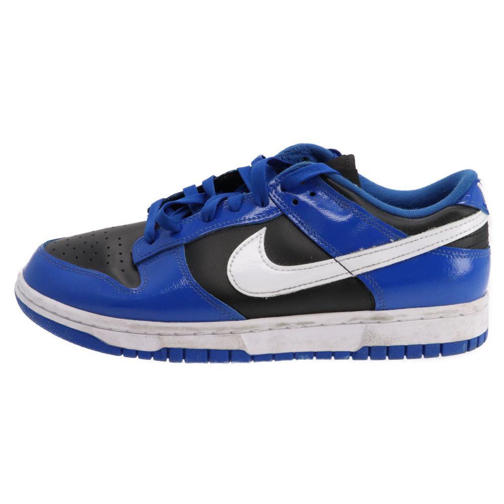 NIKE (ナイキ) WMNS DUNK LOW ESS ウィメンズ ダンク ロー エッセンシャル ゲームロイヤル ローカットスニーカー US10/27.0cm ブラック/ブルー DQ7576-400