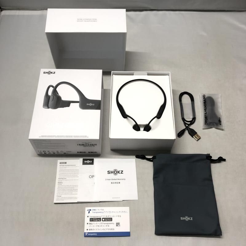 【美品】Shokz S803 ブラック 骨伝導 楽天市場】Shokz ショックス S803 骨伝導 ワイヤレス