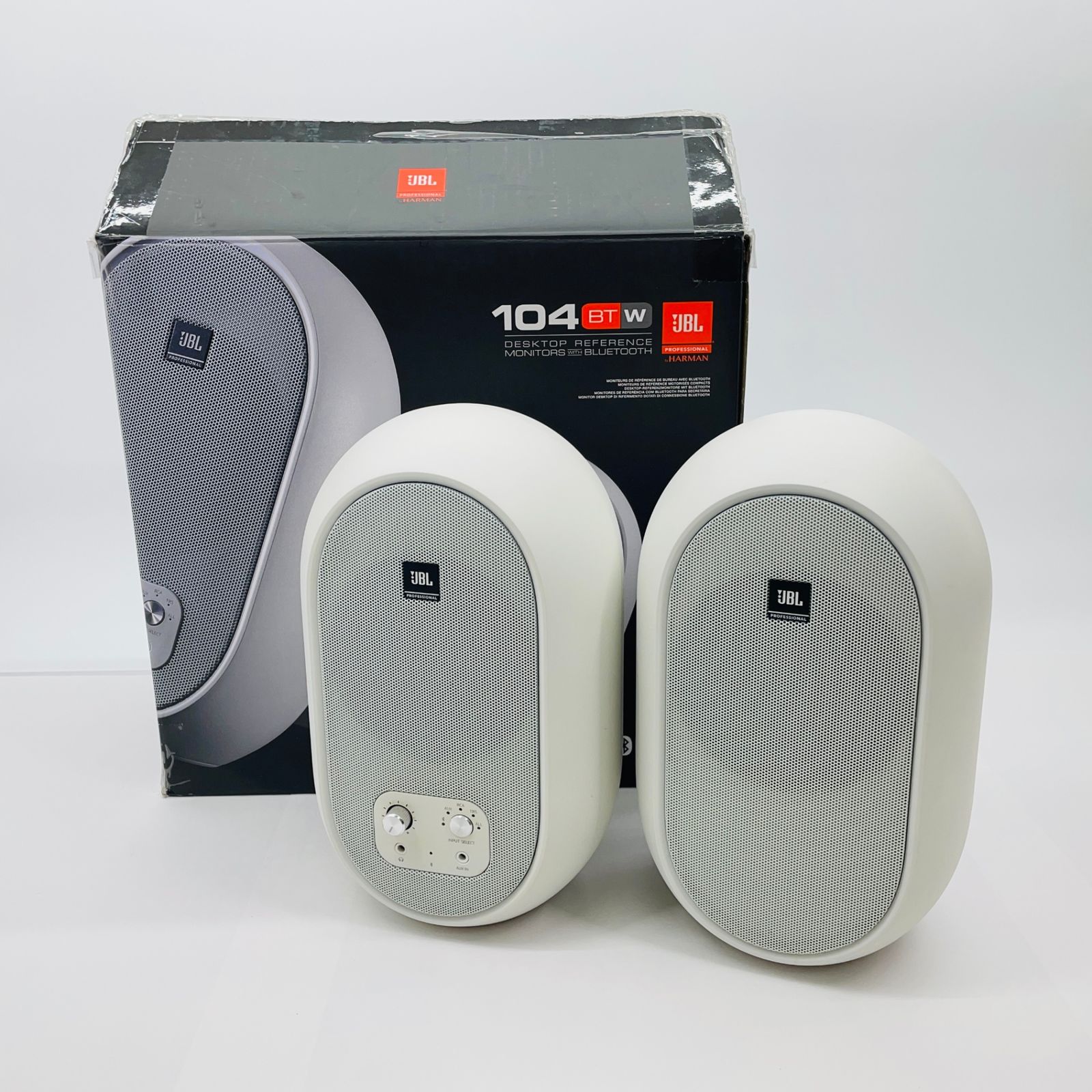 JBL 1 Series 104-BTW デスクトップモニタースピーカー【C4612-100