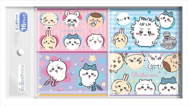 まとめ買い-60点セット ちいかわ ミニポケットティシュ１６個組 ダイレイ ティッシュ