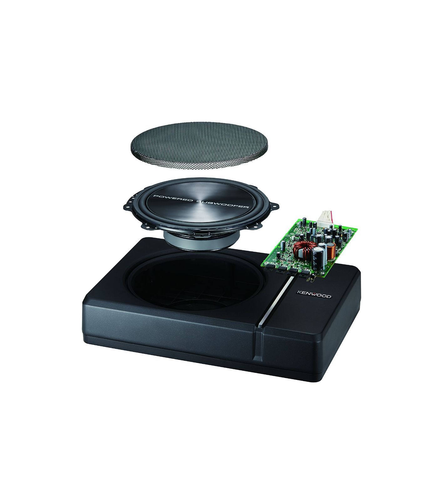 KENWOOD KSC-SW30 チューンアップサブウーファー ケンウッド rca変換