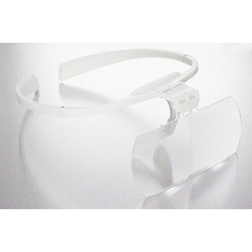 3営業日で発送 エリカオプチカル HAWK EYE ヘッドルーペ WHITE 1.6倍 HAWK EYE ホワイト X1.6