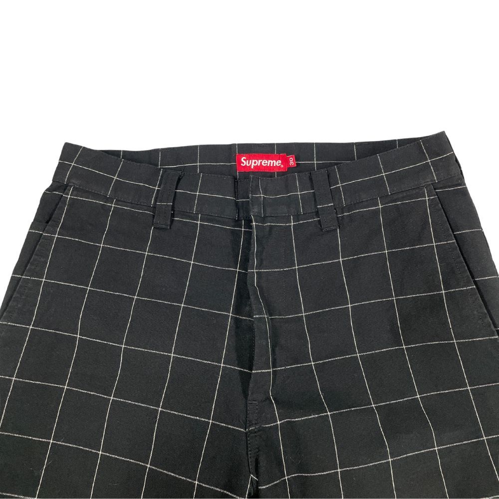 SUPREME シュプリーム Work Pant Windowpane 格子柄 チェック