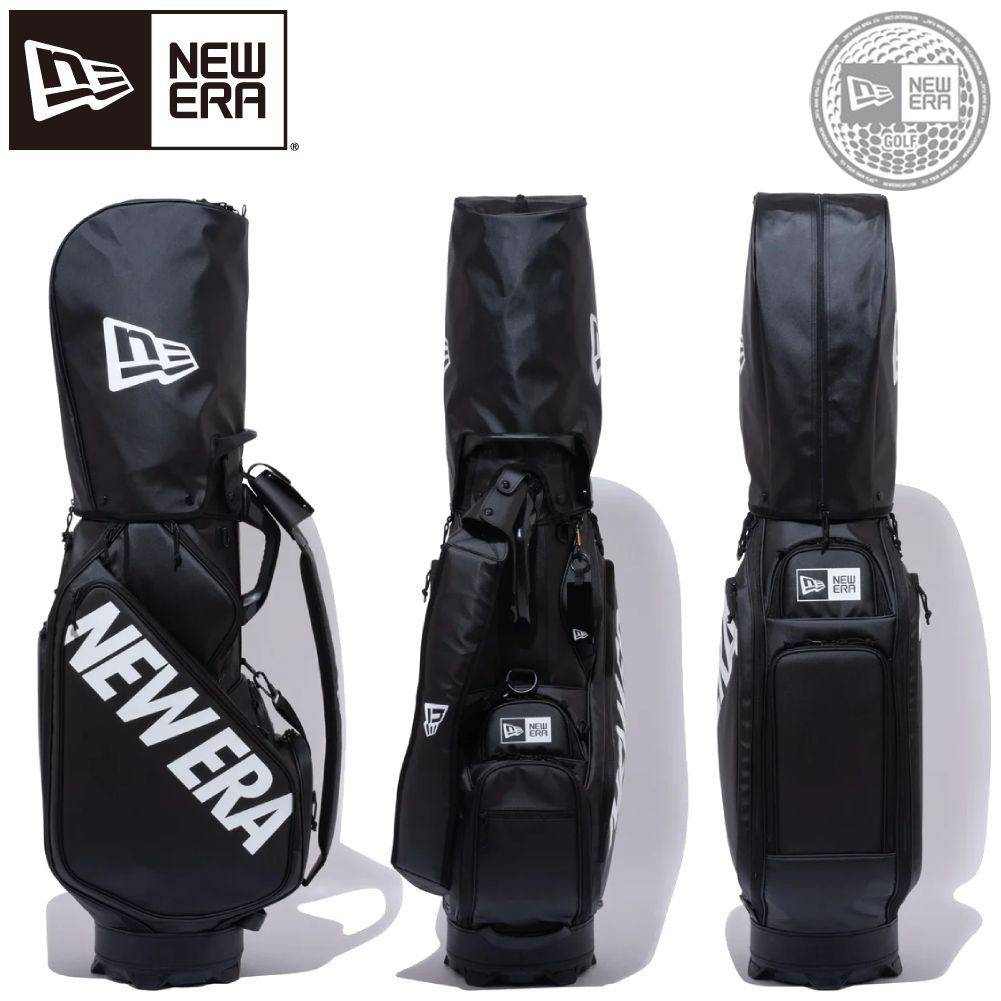 ニューエラ ゴルフ キャディーバッグ ツアーバッグ TPU ワードマークロゴ ブラック ホワイト 1個 New Era Golf Caddy Bag  Tour Bag TPU Word Mark Logo Black White 1pc Black - メルカリ