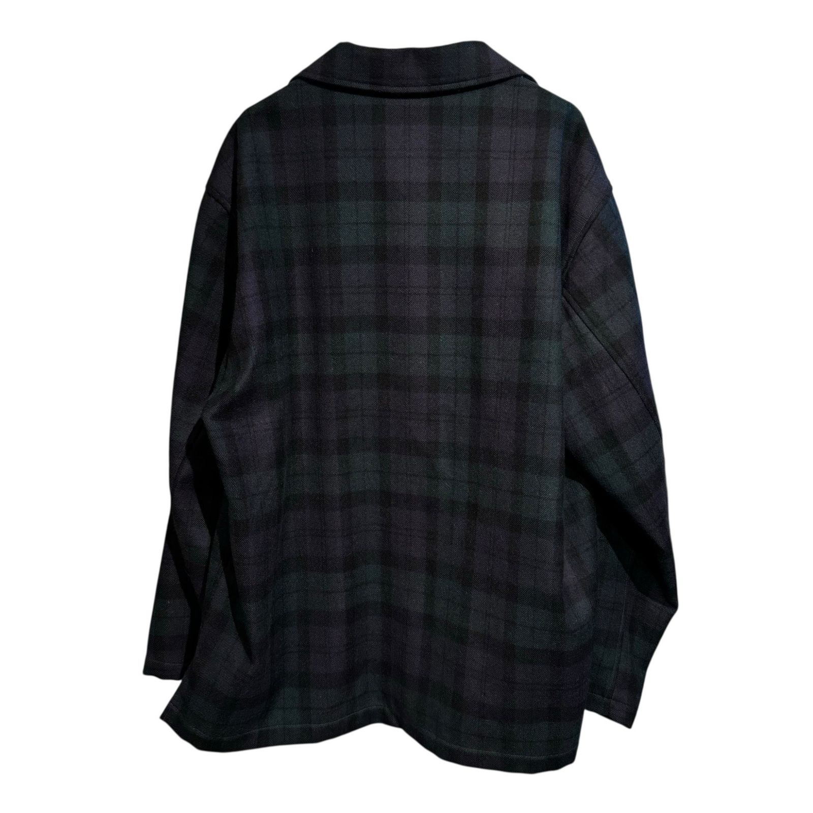 KAPTAIN SUNSHINE キャプテンサンシャイン ④ KS20FJK05 Coverall Shirt Jacket BLACK WATCH PLAID メンズ ブラックウォッチ 38