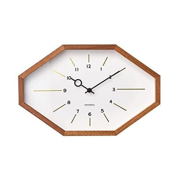 セイコークロック 掛時計 電波 薄茶木地 340×340×47mm KX270B KX270B