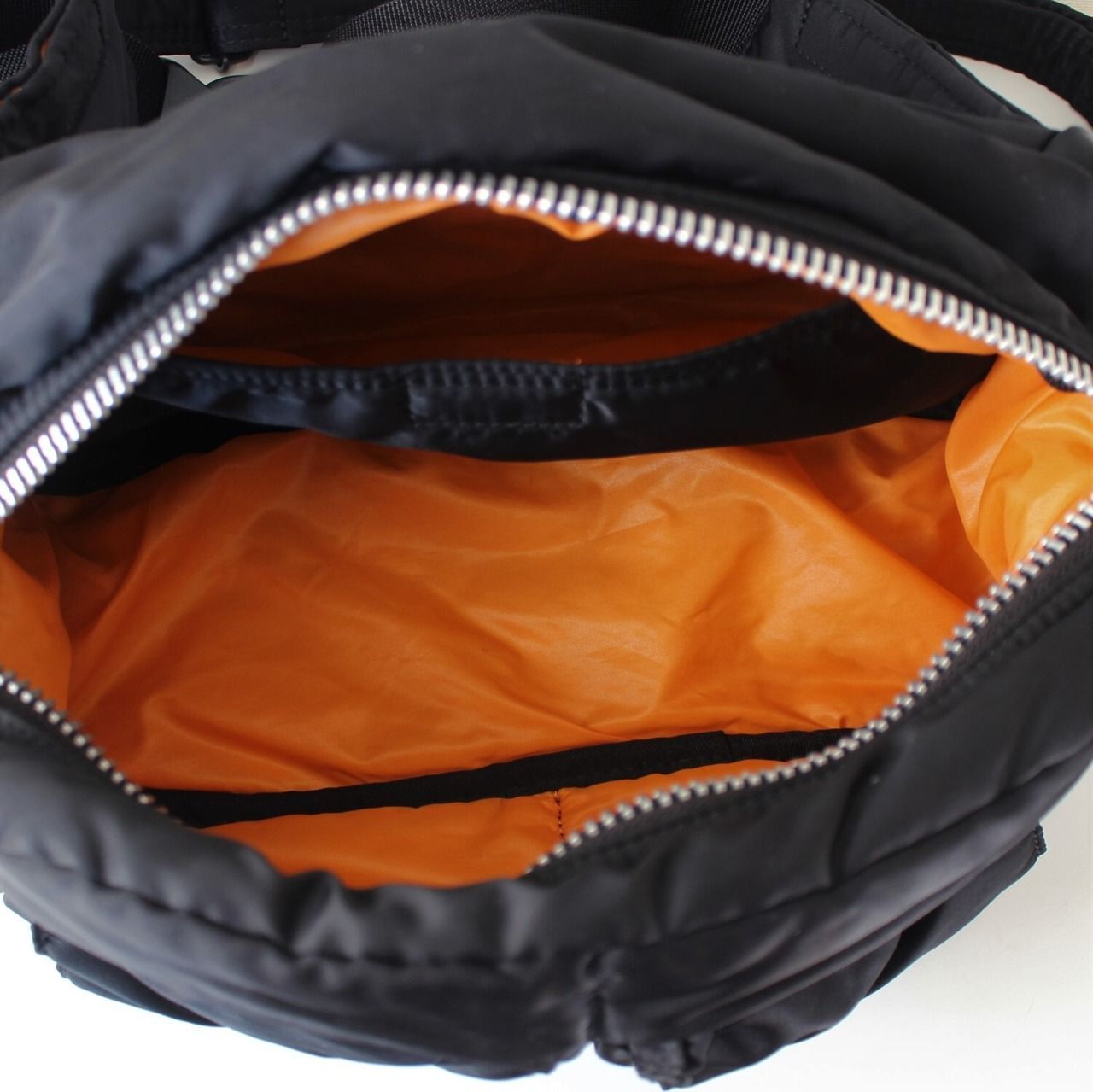 ポーター PORTER タンカー ウエストバッグ ブラック/オレンジ 吉田