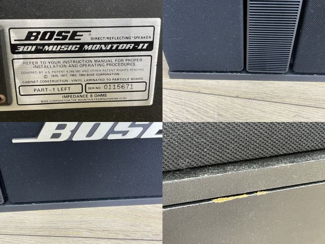 ボーズ スピーカー 2点セット 【中古】動作保証 BOSE 301 MUSICMONITOR2 ブラック オーディオ機器/58667 - メルカリ