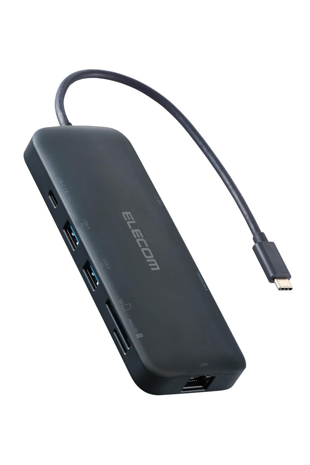 数量 エレコム USB-C ハブ ドッキングステーション 8in1 PD100W HDMI 4K|60Hz対応 USB 10Gbps USB3.2 Gen2 超高速データ転送 ネイビー DST-W10