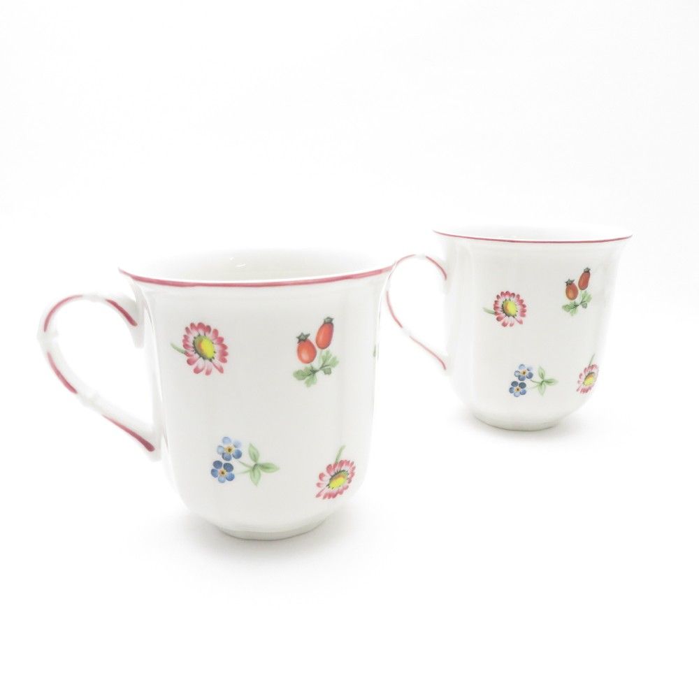 美品 Villeroy&Boch ビレロイ＆ボッホ プチフルール マグカップ 2点 ペア コーヒー ティー 小花 フラワー SU9723T2 -  メルカリ