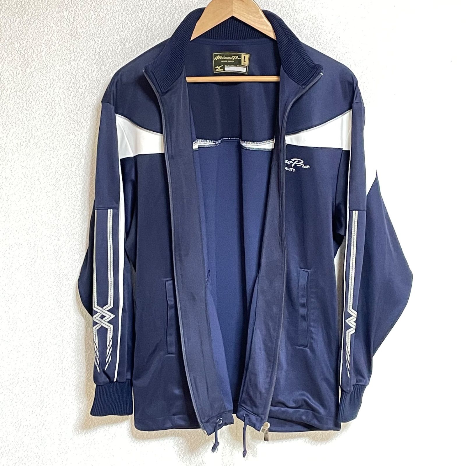 w^)b MIZUNO PRO ミズノ プロ トラックジャケット フルジップアップ 