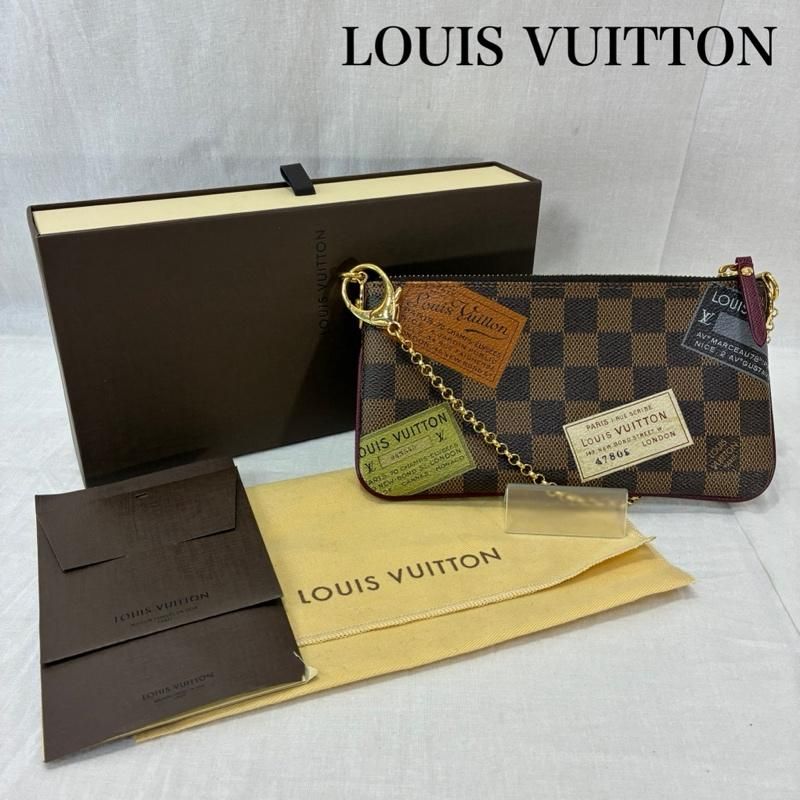 LOUIS VUITTON ルイヴィトン ポシェット LOUIS VUITTON ルイヴィトン ダミエポシェット ミラMM N63080 ポシェット ブラウン 廃盤