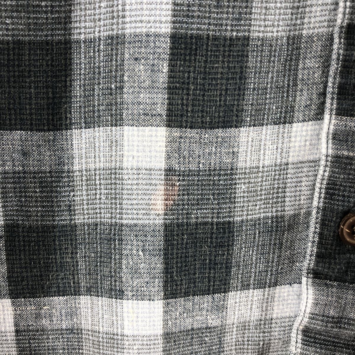 Patagonia チェック柄 半袖 ヘンプシャツ ボックスシャツ 【L】 古着 パタゴニア Patagonia マイグレーションヘンプシャツ