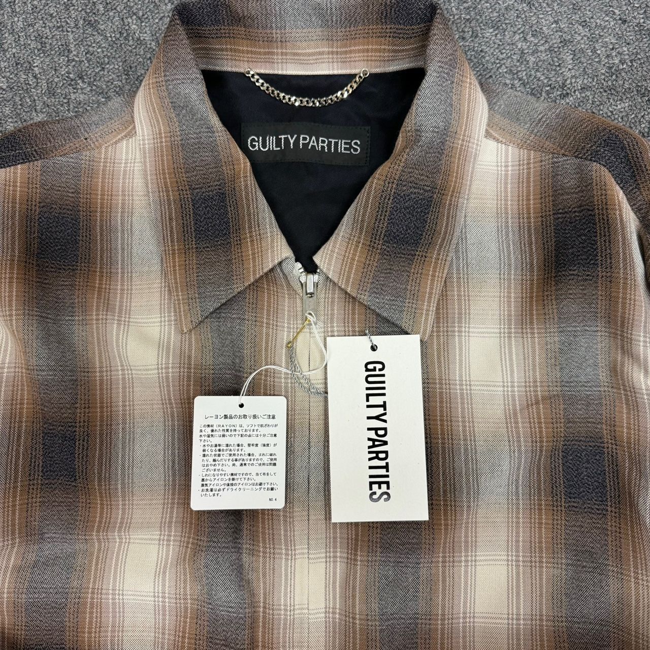 定価649000円 新品 WACKO MARIA 24SS ワコマリア OMBRE CHECK