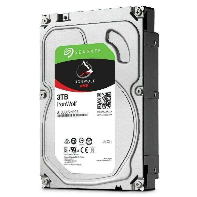 Seagate IronWolf 3TB ST3000VN007 NAS 3.5 SATA 5900RPM ハードディスク ドライブ
