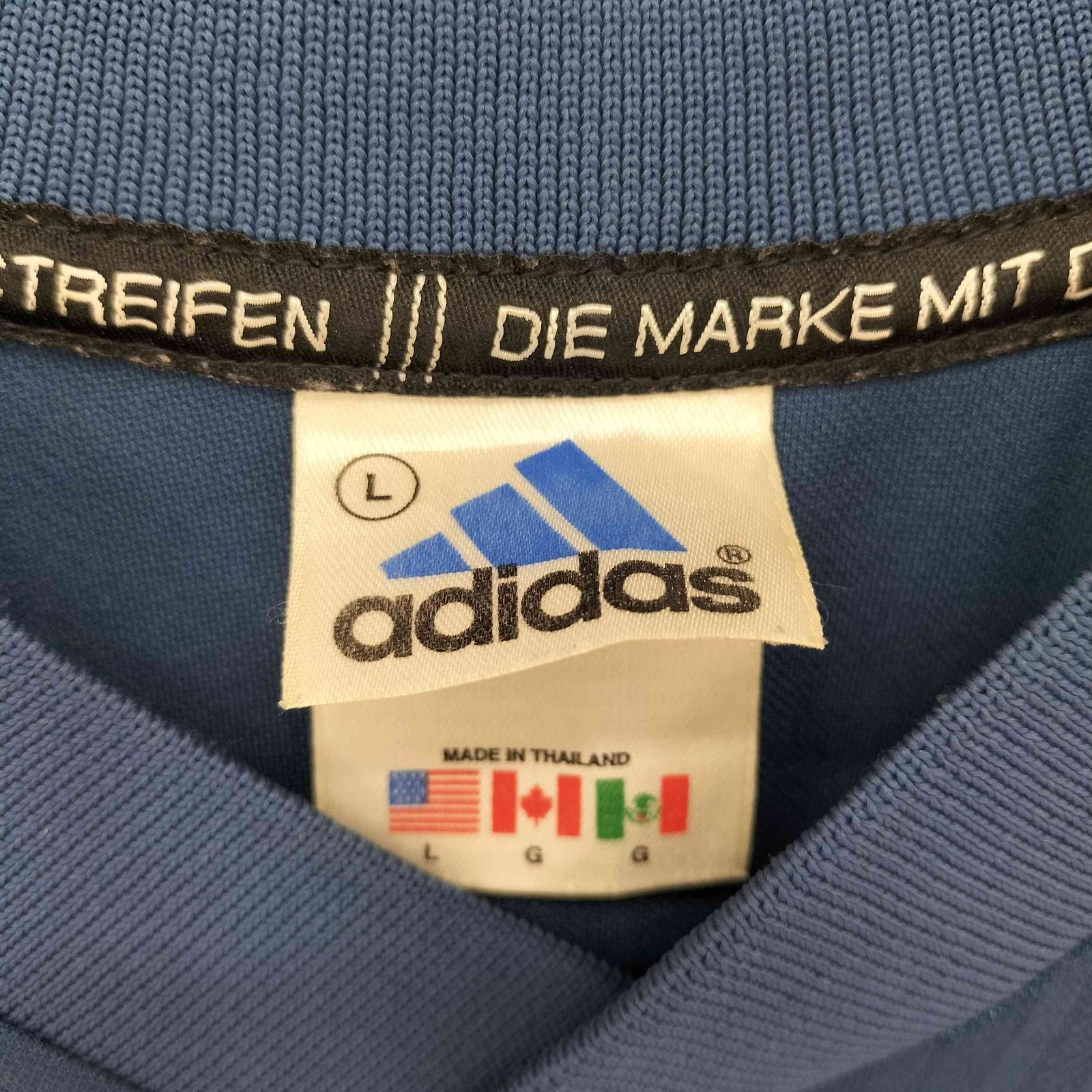 アディダス adidas 90-00S 万国旗タグ トレフォイルロゴ モノグラム V