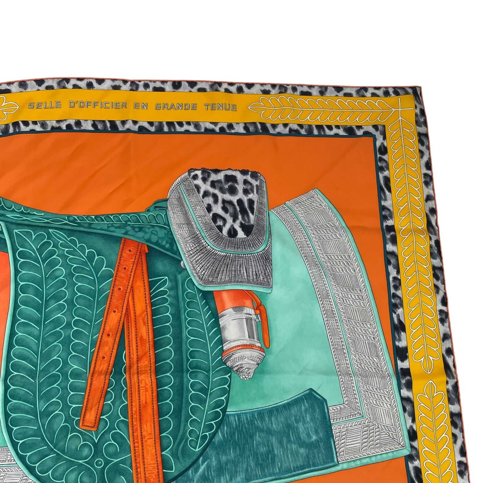 極美品 HERMES エルメス カレ90 シルク スカーフ Selle d