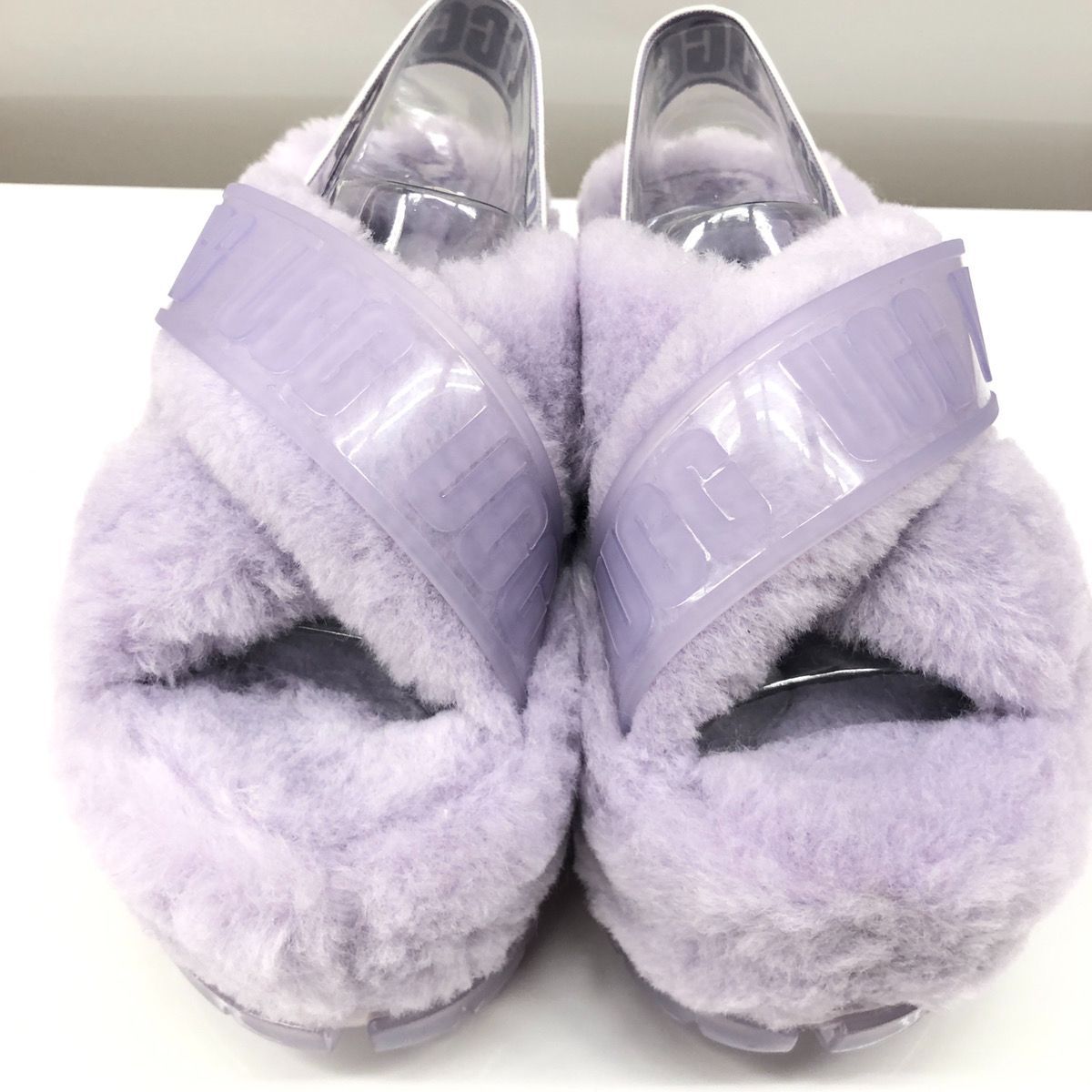 UGG アグ W FUZZITA CLEAR ファジータクリア サンダル ファー