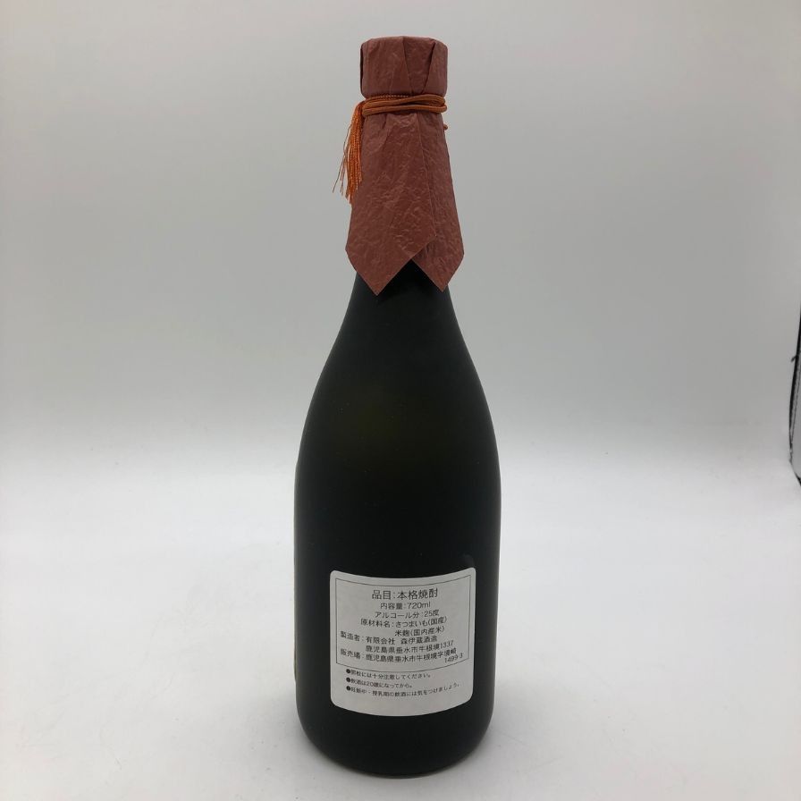 森伊蔵 金ラベル かめ壺焼酎 720ml 25% 芋焼酎【H4】 - メルカリ